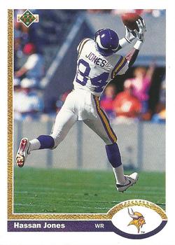 Hassan Jones Minnesota Vikings 1991 Upper Deck NFL #64